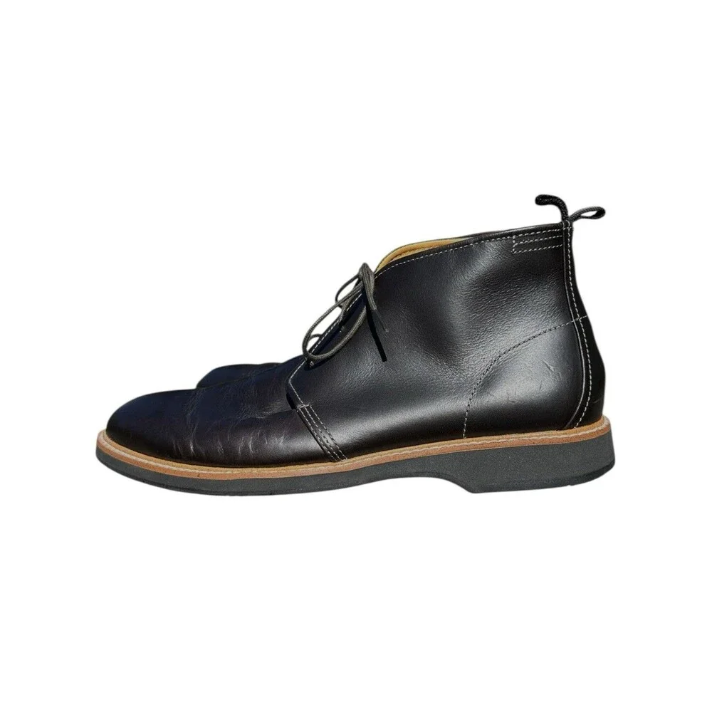 Cole Haan Original Grand Chukka Boot Men's 12 Black Leather Lace Up Grand OS
